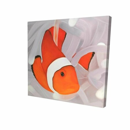 FONDO 32 x 32 in. Clownfish Under The Sea-Print on Canvas FO2790954